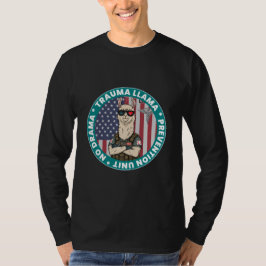 Funny Trauma Llama Prevention Unit T-shirt Médical