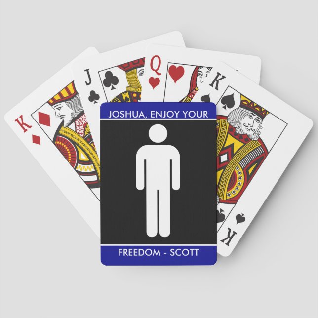 Funny Trauzeuge Gift Playing Cards Spielkarten (Rückseite)