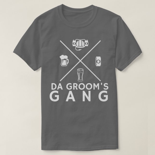 Funny Trauzeugen Bachelor Party Groove T-Shirt (Design vorne)
