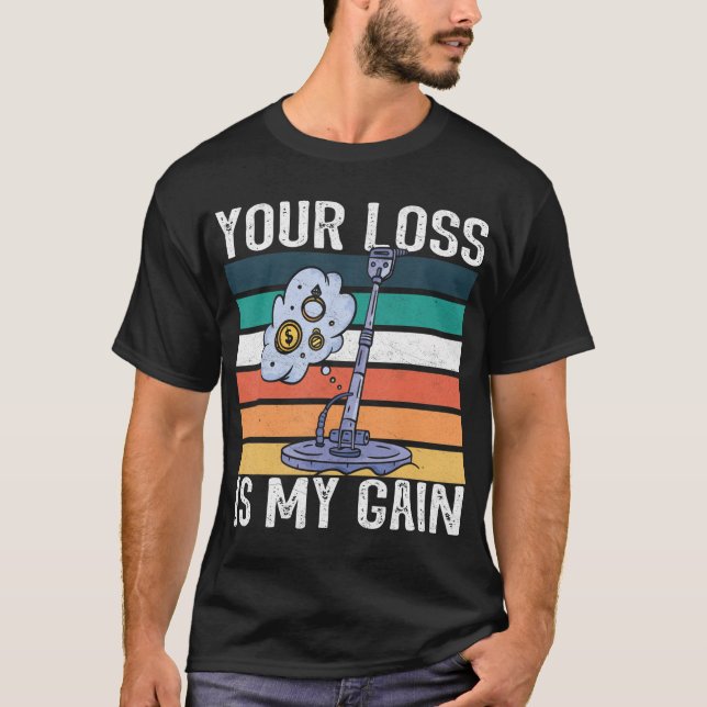 Funny Treasjagd Schmutzfischen Beachcomber sein T-Shirt (Vorderseite)