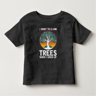 Funny Tree Climber Kid Arborist Future Job Kleinkind T-shirt