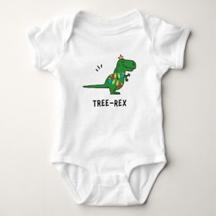 Funny Tree-Rex Weihnachts-T - Shirt