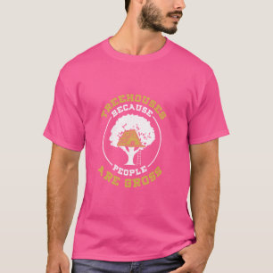 Funny Treehouses, weil die Menschen sind gross Tre T-Shirt