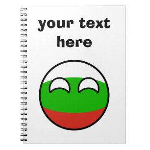 Funny Trending Geeky Bulgarien Landball Notizblock