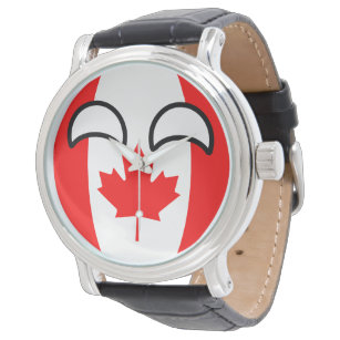 Funny Trending Geeky Canada Countryball Armbanduhr
