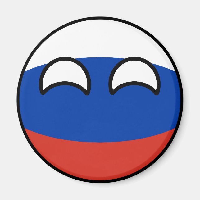 Funny Trending Geeky Russland Landball Magnet (Vorne)