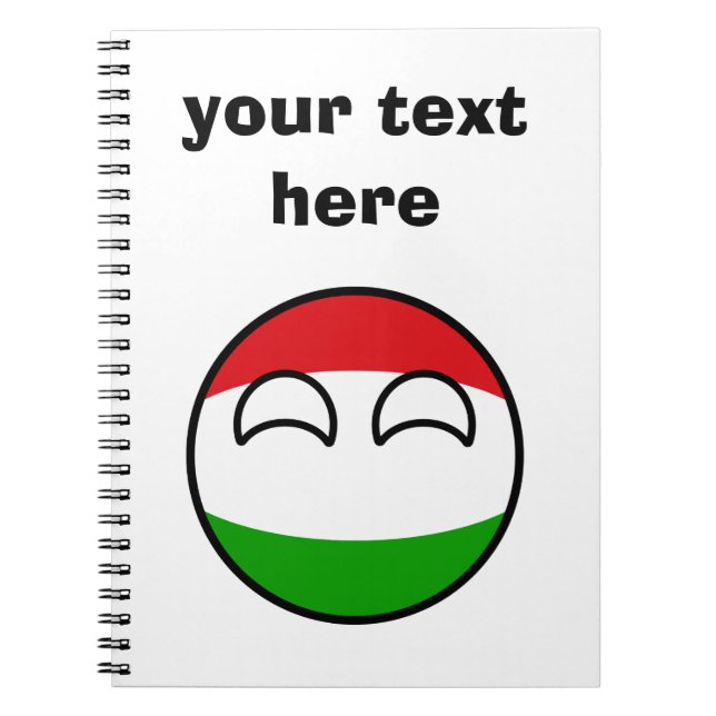 Funny Trending Geeky Ungarn Countryball Notizblock (Vorderseite)