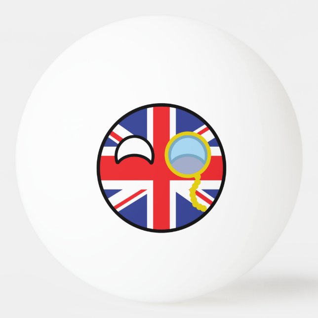 Funny Trending Geeky Vereinigtes Königreich Countr Tischtennisball (Vorderseite)