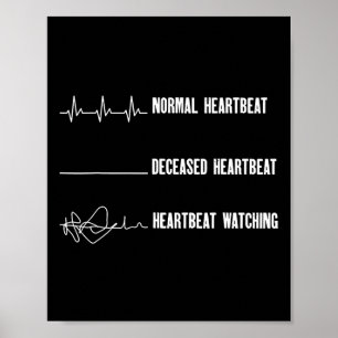 Funny Trending Gift Tee Shirt Uni-Erwachsene Heart Poster