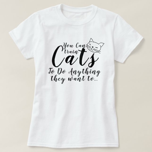 Funny Trendy Cat Zitat Word Cat Pub T - Shirt Desi (Design vorne)