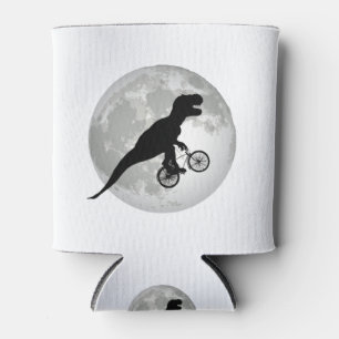 Funny Trex Flying Moon Design Dosenkühler