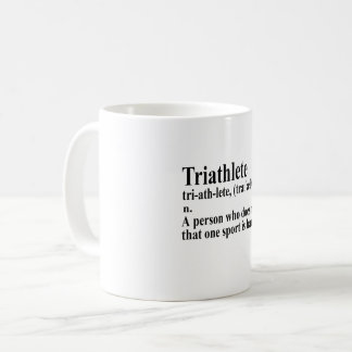 Funny Triathlon Definition - Coffee Mug Kaffeetasse
