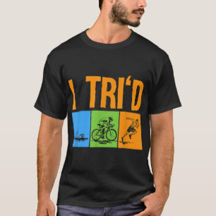 Funny Triathlon Design Triathleten Männer Frauen s T-Shirt