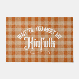 Funny trifft Kinfolk Rustikales Land Fußmatte