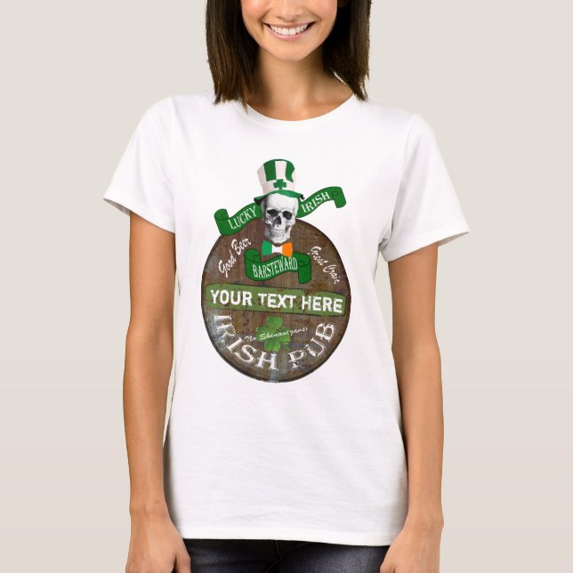 Funny Trinkteam St Patricks T-Shirt (Vorderseite)
