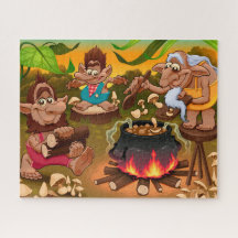 Funny Trolles Cooking Puzzle