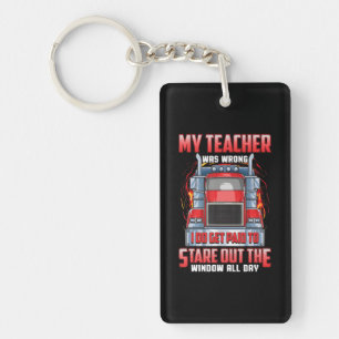Funny Truck Drivers Art Geschenk für Lkw und Män Schlüsselanhänger
