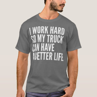 Funny Truck Owner Geschenk Lieferwagen LKW Fahrer T-Shirt