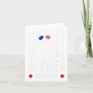 Funny Trump 2024 Er ist zurück Es Trump 2025 Karte