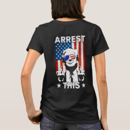 Funny Trump 2024 Festnahme Diese amerikanische Fla T-Shirt