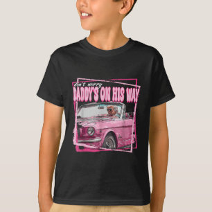 Funny Trump 2024 Pink Daddys auf dem Weg T-Shirt