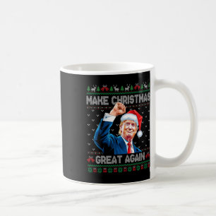 Funny Trump 2024 Weihnachten wieder großartig mach Kaffeetasse