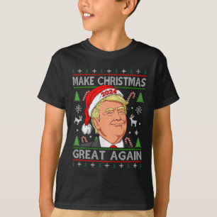 Funny Trump 2024 Weihnachten wieder großartig mach T-Shirt
