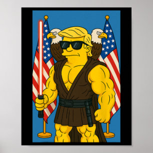 Funny Trump 4. Mai sein mit Ihnen Vs Vatican Chris Poster