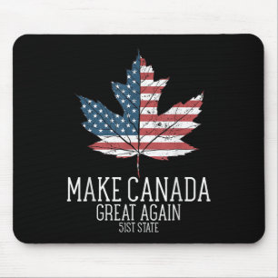 Funny Trump American Flag macht Kanada wieder groß Mousepad