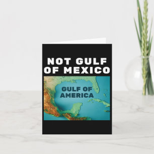Funny Trump - Amerikas Golf, nicht Golf von Mexiko Karte