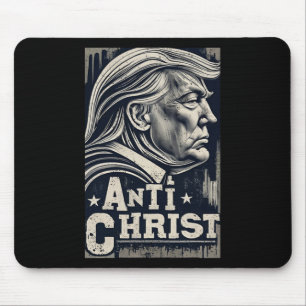 Funny Trump Anti Christ Jesus Christlich Faith T-S Mousepad