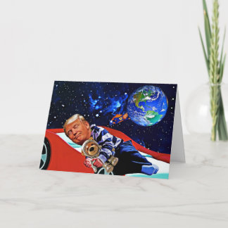 Funny Trump Birthday Card - Super Donald Karte