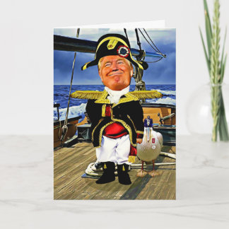Funny Trump carte d'anniversaire - Napoléon