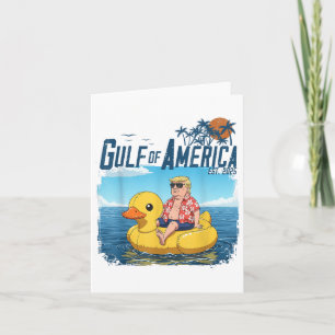 Funny Trump Chillin Gulf of US America Est 2025 4t Karte