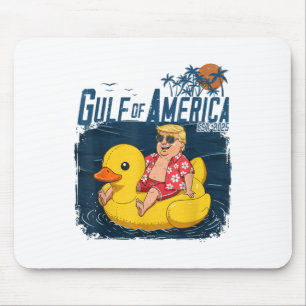 Funny Trump Chillin Gulf of US America Est 2025 Mousepad