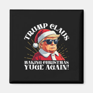 Funny Trump Claus macht Weihnachtsjuge wieder Magnet