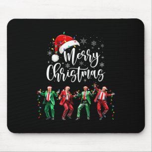 Funny Trump Dance Santa Claus Frohe Weihnachten We Mousepad