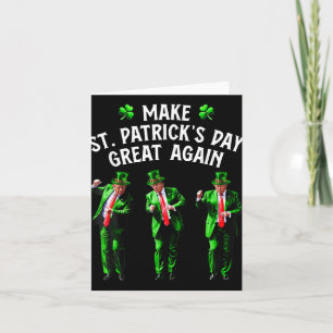 Funny Trump Dance St Patricks Day Pajamas Trump Karte