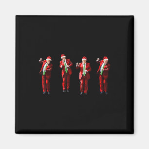 Funny Trump Dance Weihnachtsmann Weihnachten Weihn Magnet