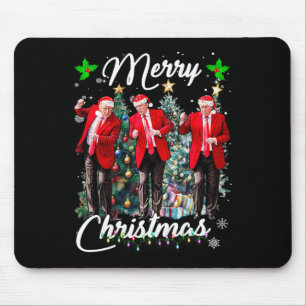 Funny Trump Dance Weihnachtsmann Weihnachten Weihn Mousepad