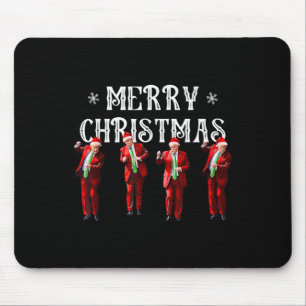 Funny Trump Dance Weihnachtsmann Weihnachten Weihn Mousepad