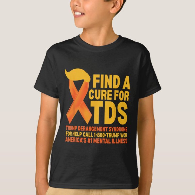 Funny Trump Derangement Syndrome Tds Awareness Rep T-Shirt (Vorderseite)