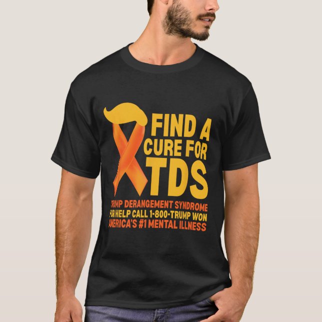 Funny Trump Derangement Syndrome Tds Awareness Rep T-Shirt (Vorderseite)
