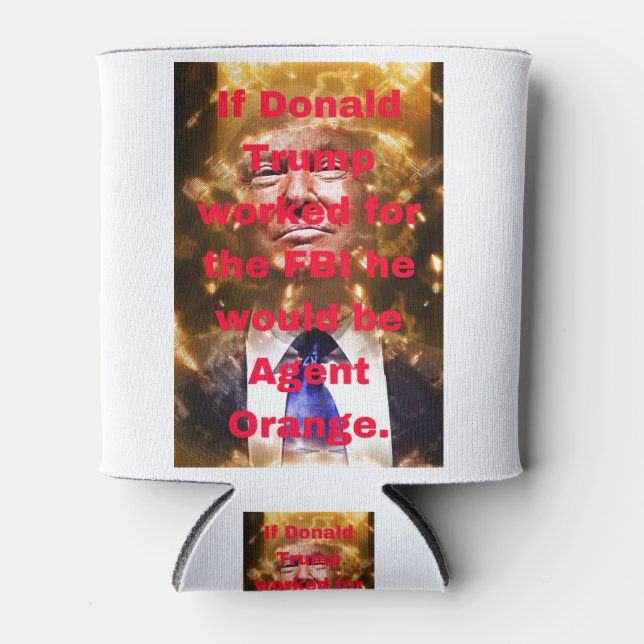 Funny Trump Dosenkühler (Vorderseite)