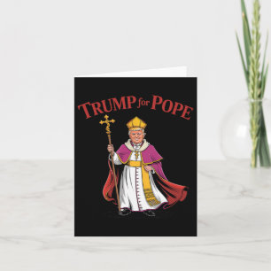 Funny Trump für Papst katholisch-vatikan Papacy Re Karte