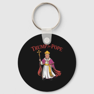 Funny Trump für Papst katholisch-vatikan Papacy Re Schlüsselanhänger
