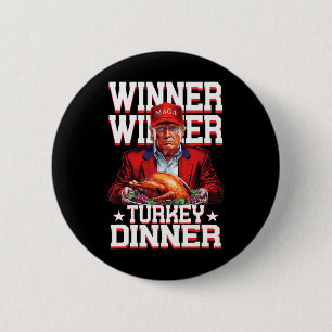 Funny Trump Gewinner Türkei Abendessen Erntedank D Button