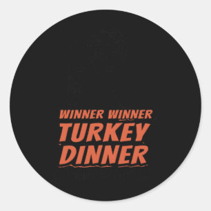 Funny Trump Gewinner Türkei Abendessen Erntedank D Runder Aufkleber