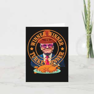 Funny Trump Gewinner Türkei Abendessen Thanksgivi Karte