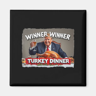Funny Trump Gewinner Türkei Abendessen Thanksgivi Magnet
